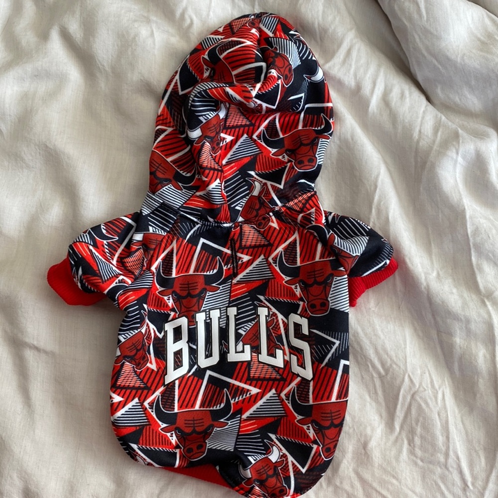 Chicago Bulls dog sweater